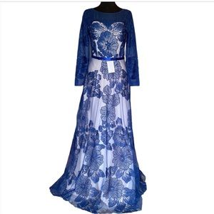 Evening Gown Navy. New with tags still attached.